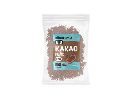 allnature kakaovy prasek bio raw 500 g