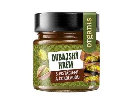 organis dubajsky krem s pistaciemi a cokoladou 240 g