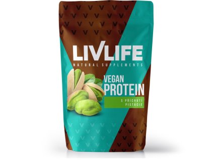 livlife vegan protein s prichuti pistacie 245 g