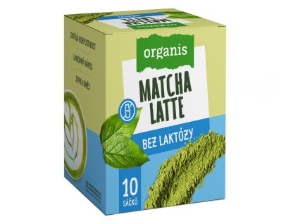 organis matcha latte bez laktozy 10 x 27 g