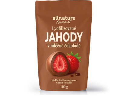allnature mrazem susene jahody v mlecne cokolade 100 g