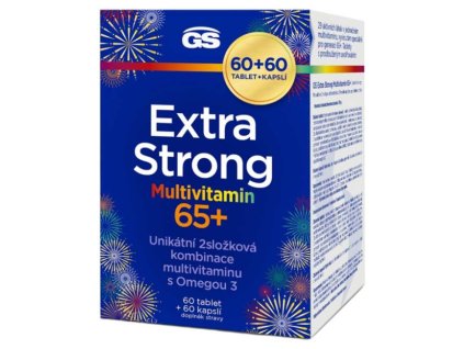 GS Extra Strong Multivitamin 65+ 60 tablet + 60 kapslí