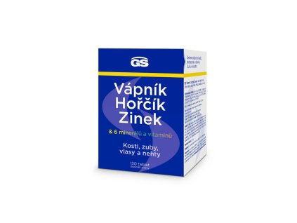 GS Vápník Hořčík Zinek 130 tbl.