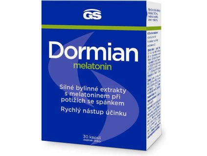 GS Dormian melatonin 30 kapslí
