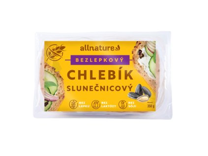 allnature bezlepkovy chlebik slunecnicovy 350 g