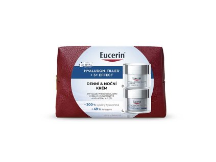 Eucerin Hyaluron-Filler + 3x Effect vánoční kazeta 2x50 ml