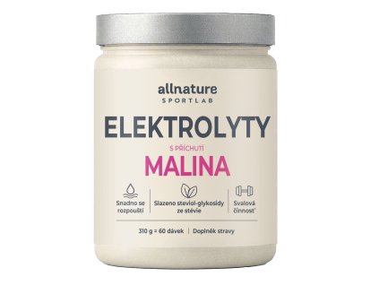 allnature sportlab elektrolyty malina 310 g