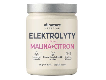 allnature sportlab elektrolyty malina citron 310 g