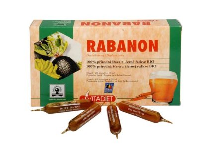 61543 vitadiet bio rabanon 100 stava z cerne redkve 20x10 ml