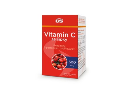 GS Vitamin C 500 mg se šípky 120 tbl.