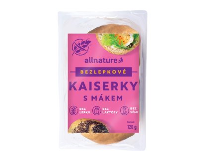 allnature bezlepkove kaiserky s makem 120 g