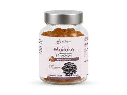 Nutricius Maitake gummies 500 mg 60 ks
