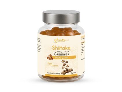 Nutricius Shiitake gummies 500 mg 60 ks