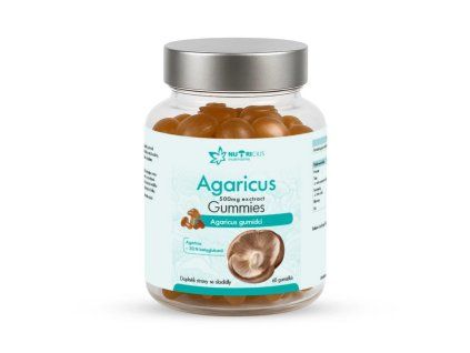 Nutricius Agaricus gummies 500 mg 60 ks