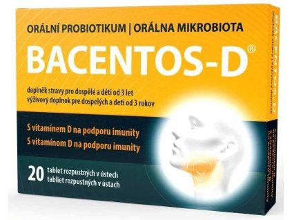 BAC ENTOS D orální probiotikum 20 tbl.