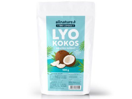 allnature kokos suseny mrazem 100 g