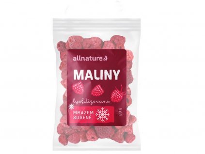 Allnature Malina sušená mrazem celá 20g