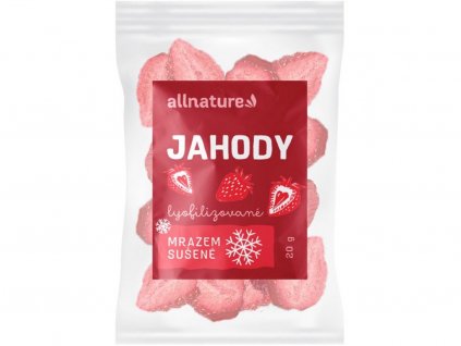Allnature Jahoda sušená mrazem celá 30g