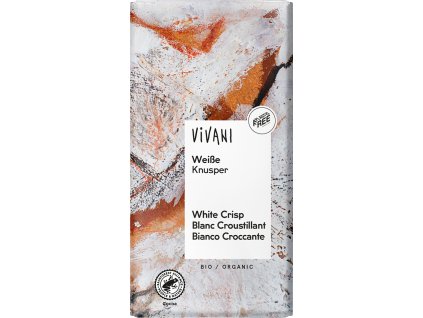 Vivani Bio bílá křupavá čokoláda 100g