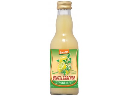 Bio Citronová šťáva 100% Beutelsbacher 0,2l