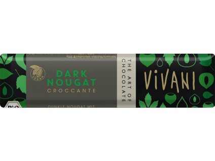 Vivani Bio tyčinka Čokoládová nugátová tmavá 35g