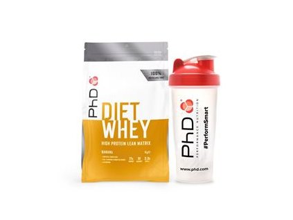 Diet Whey 1 kg banán + šejkr ZDARMA