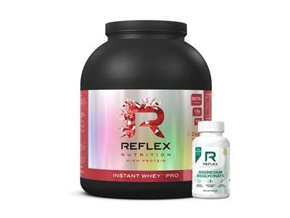 Instant Whey PRO 2,2kg banán + Albion Magnesium 90 kapslí ZDARMA