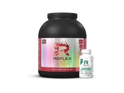 100% Native Whey 1,8kg čokoláda + Albion Magnesium 90 kapslí ZDARMA