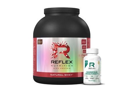 Natural Whey 2,27kg čokoláda + Albion Magnesium 90 kapslí ZDARMA