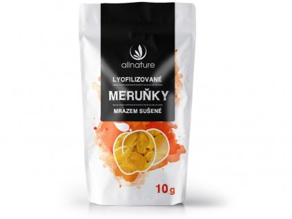 Allnature Meruňka sušená mrazem kousky 10g