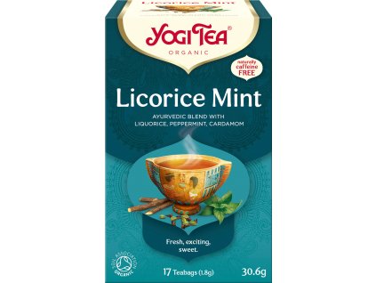 Bio Lékořice Máta Yogi Tea 17 x 1,8 g