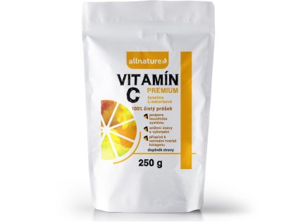 allnature vitamin c prasek premium 250 g