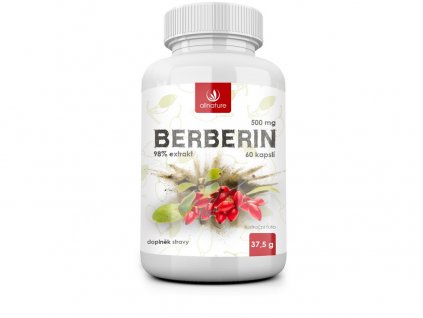 Berberin extrakt 98% 500 mg 60 kapslí