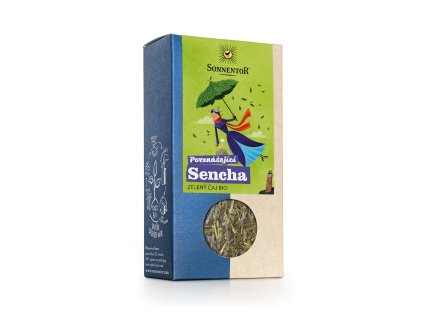 Sonnentor Povznášející Sencha bio, zelený čaj, 70 g sypaný