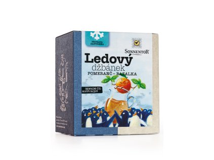 Sonnentor BIO Ledový džbánek® pomeranč – bazalka pyramida 40 g