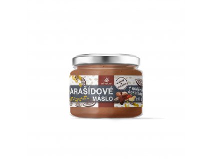 Allnature Arašídové máslo s mléčnou čokoládou 220g