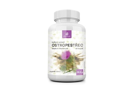 Ostropestřec bylinný extrakt 60 cps.
