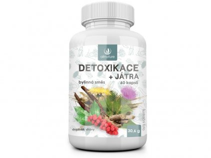 Detoxikace bylinný extrakt 60 cps.