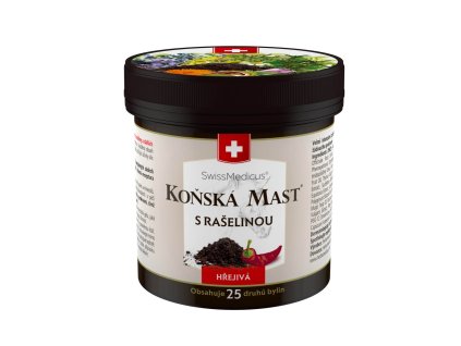 Herbamedicus Koňská mast hřejivá s rašelinou 250 ml