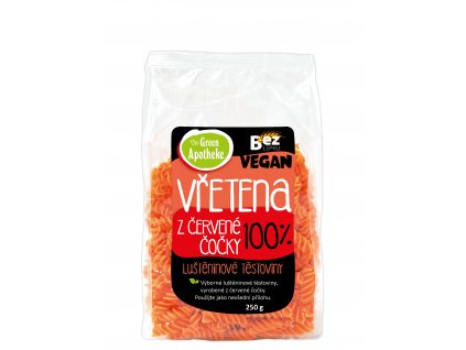 Vřetena z červené čočky 100% 250g