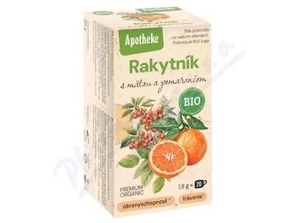 Bio Rakytníkový čaj s mátou a pomerančem 20x1,8g