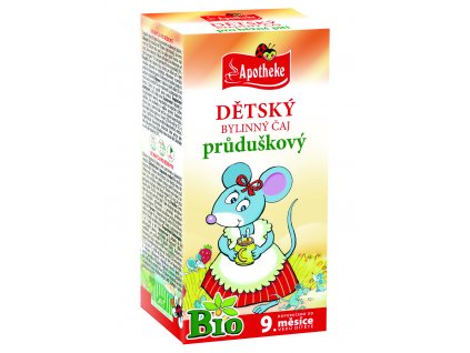 Bio Dětský čaj průduškový Myška 20x1,5g