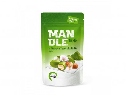 Mandle v Matcha Tea čokoládě 100 g