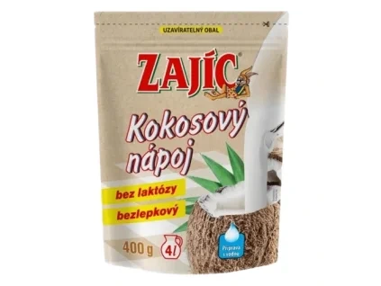 Kokosový nápoj Zajíc sáček 400g