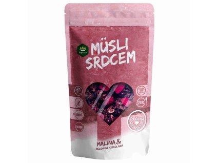 musli srdcem malina belgicka cokolada