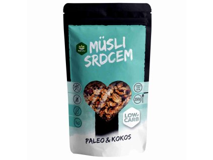 Müsli srdcem Paleo&Kokos Low Carb 350 g