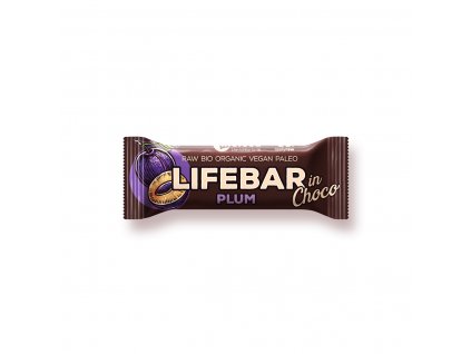 Bio tyčinka Lifebar InChoco Švestka 40 g