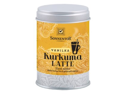 Sonnentor Kurkuma Latte - vanilka bio 60g dóza