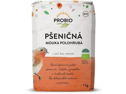 Probio Bio pšeničná mouka polohrubá 1000 g DMT: 23.12.2025