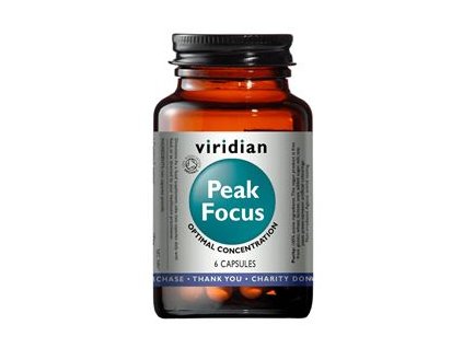 Peak Focus 6 kapslí Organic (kognitivní funkce)